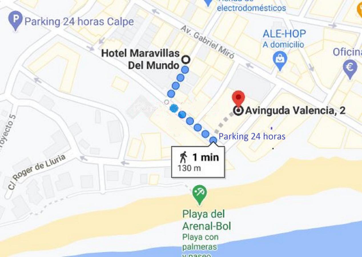 Hotel Maravillas Del Mundo Калпе Екстериор снимка
